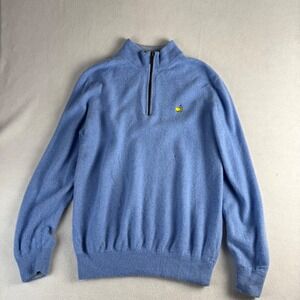 Clubhouse Collection Masters Blue Golf Sweater Men's XL Made in Italy